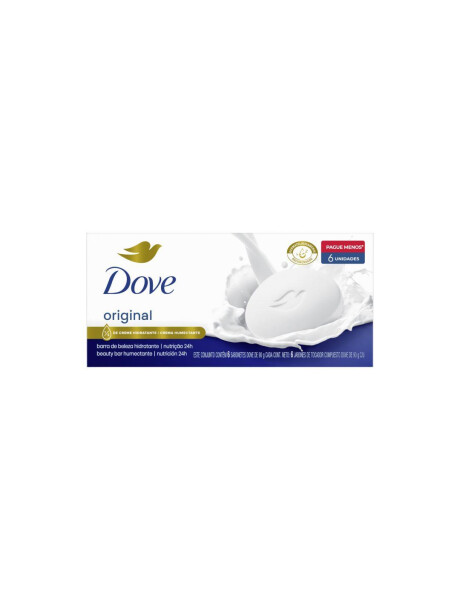 JABON TOCADOR DOVE ORIGINAL, 6 UNIDADES JABON TOCADOR DOVE ORIGINAL, 6 UNIDADES