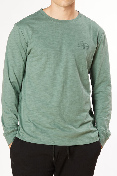 T-SHIRT M/L MUSO RUSTY Verde Oscuro