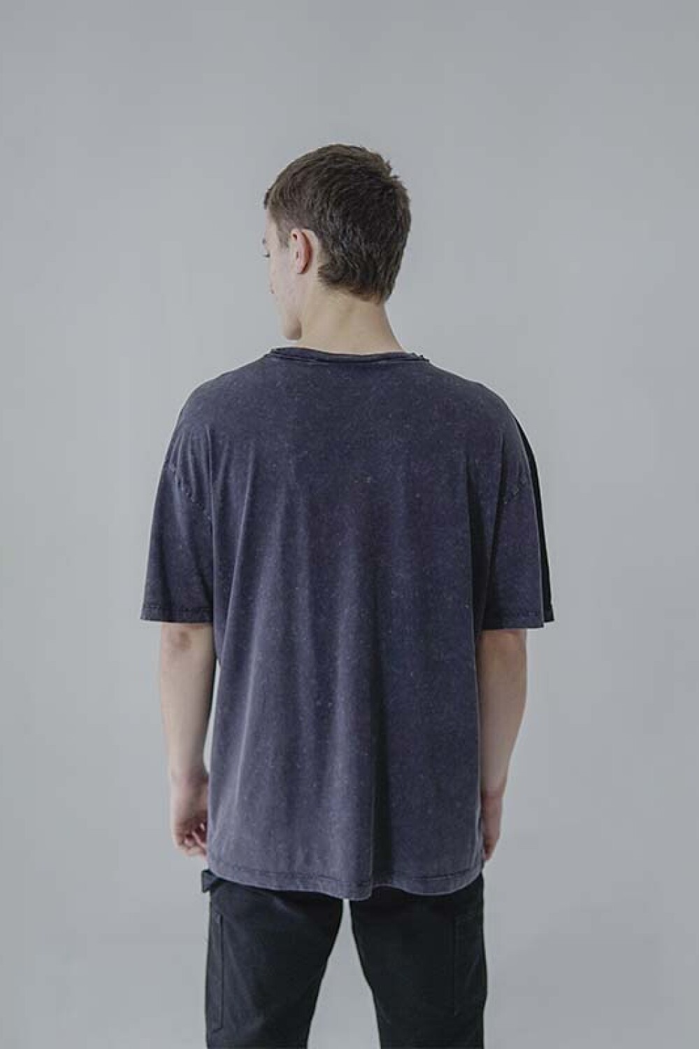 Remera Pulau Boxy PP Negro