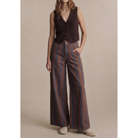 Chaleco Lurex Chocolate