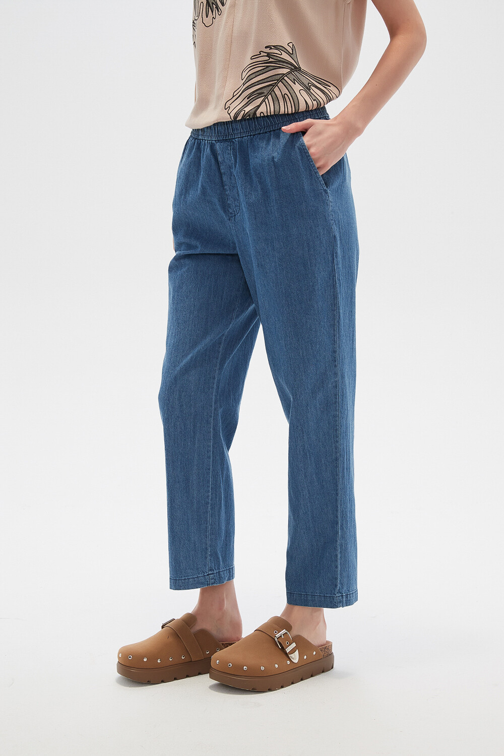 Pantalon Liru Azul Medio