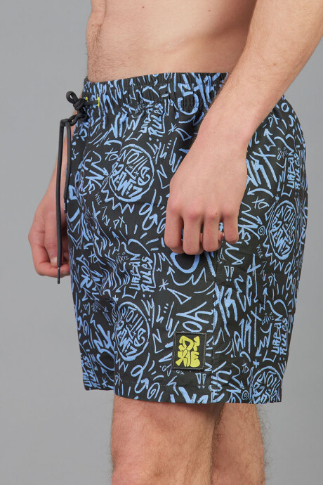 SHORT AKIM DIXIE Gris Oscuro