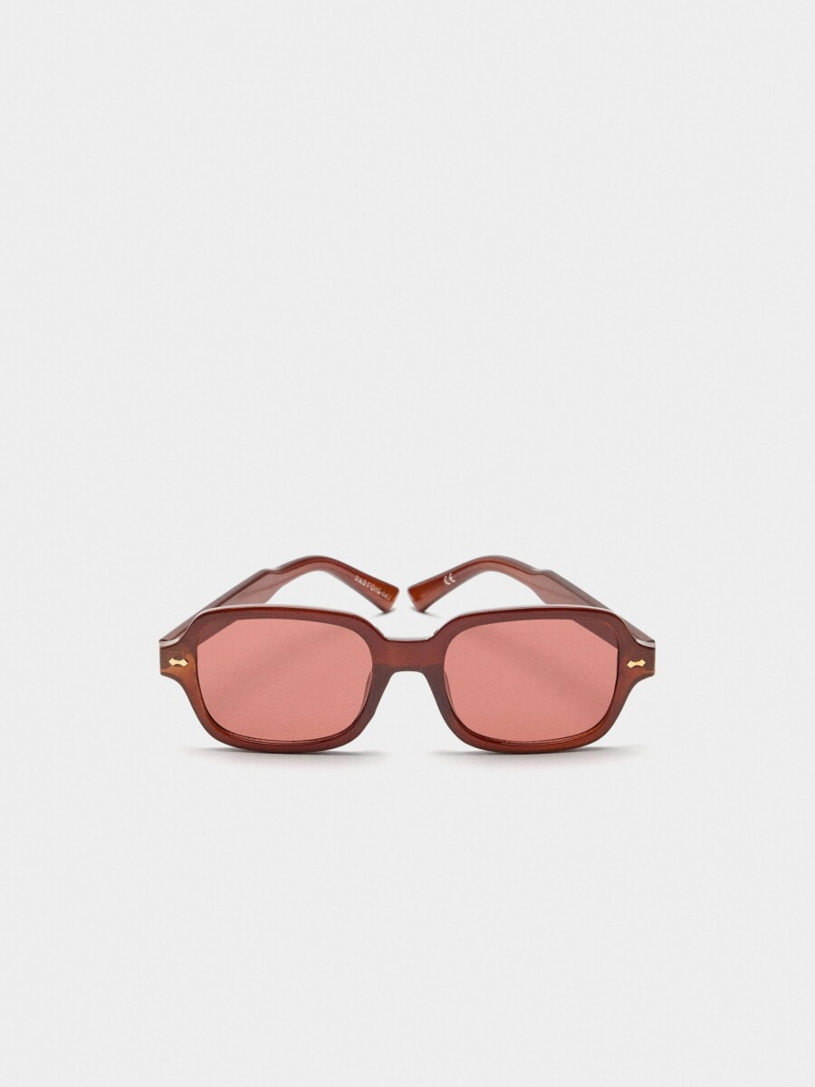 Gafas De Sol Cuadradas canela