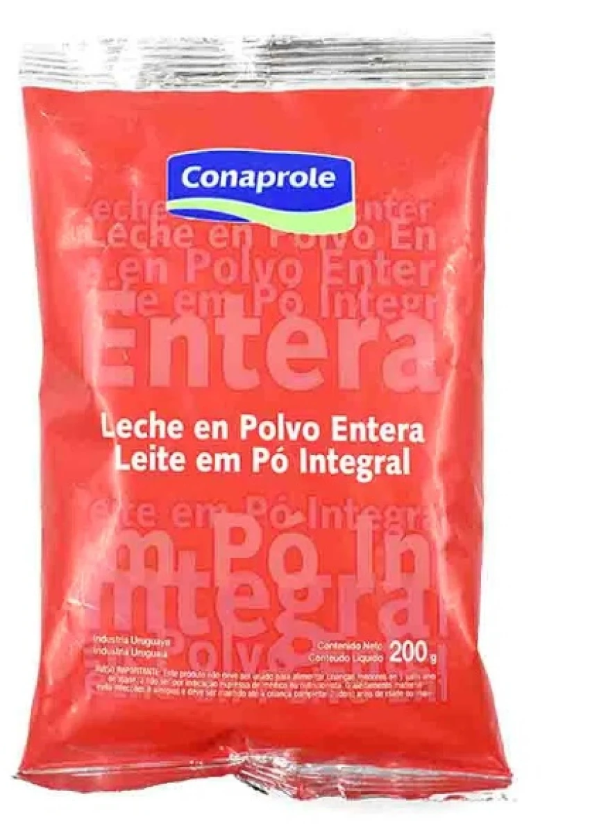 LECHE EN POLVO ENTERA CONAPROLE 200G 