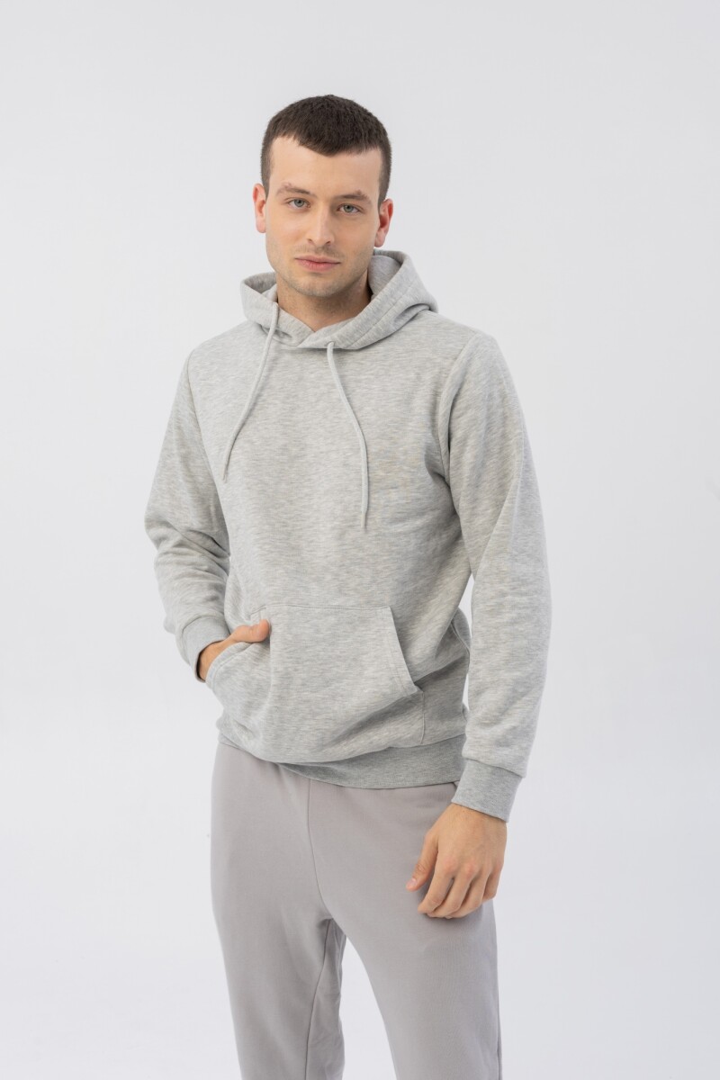 Canguro Menpi Alta Calidad Moda Hombre Deportivo Gris - S/C 