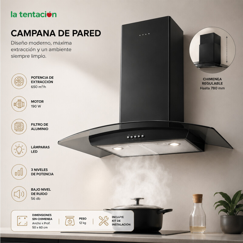Combo Petra Horno De Empotrar Eléctrico Anafe 4h Campana 60 Negro Combo Petra Horno De Empotrar Eléctrico Anafe 4h Campana 60 Negro