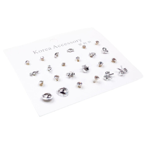 Caravanas hipoalergénicas x12 pares Caravanas Hipoalergénicas X12 Pares