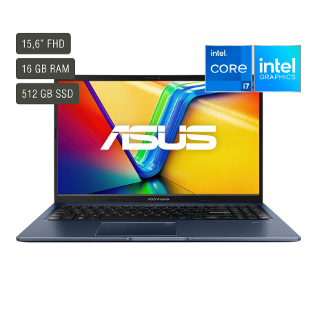 Notebook Asus Vivobook 15,6'' Core I7 16GB 512GB WIN11 001