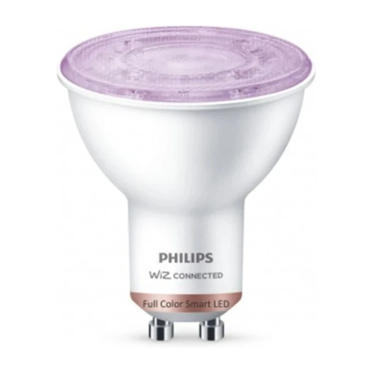 Lámpara dicroica LED WIZ RGBW con wifi 4,9W, GU10 -