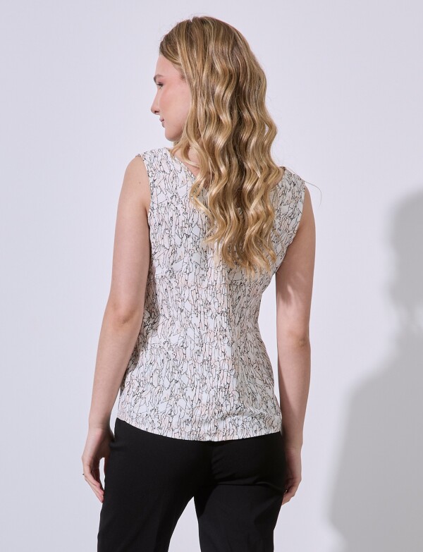 Blusa Print CRUDO/MULTI