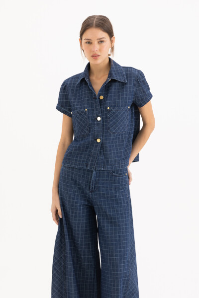 CAMISA CHECKS Azul