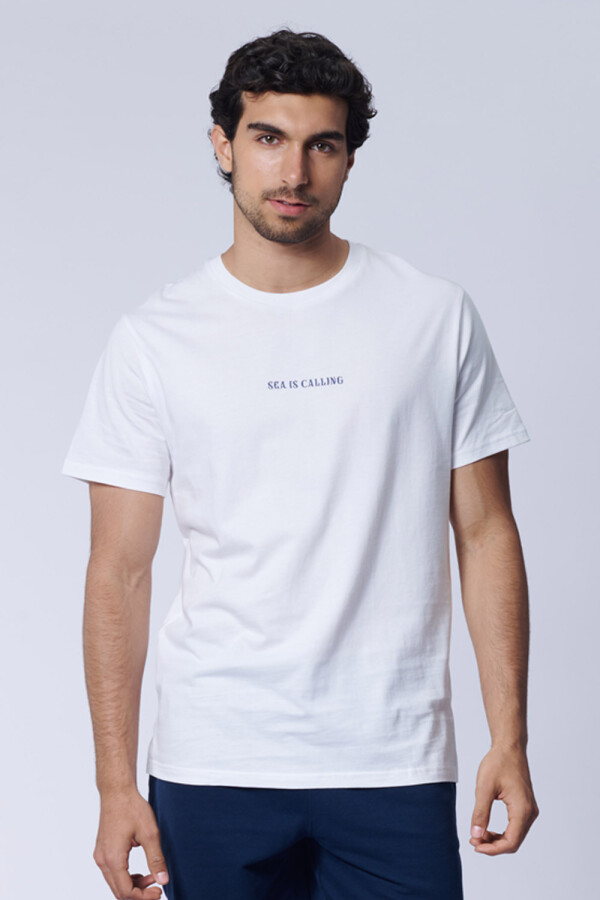 Remera estampa Sea Blanca