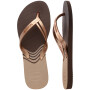 Sandalias Havaianas Elegance Print Mujer Cafe