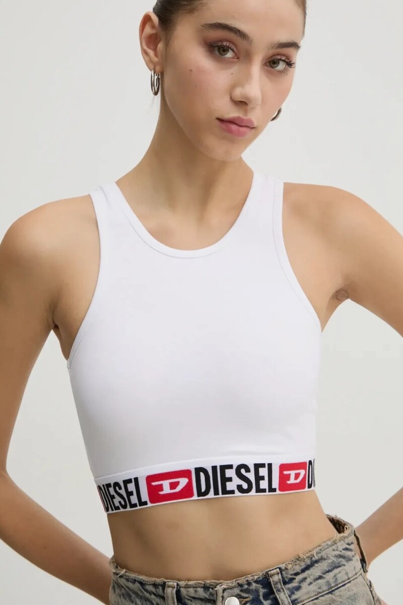 SANDRA-D-CORE TANK Blanco