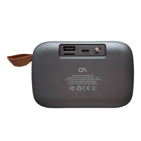 Da - Parlante Portátil DM0064 - Bluetooth. Alcance: 15 Metros. 3W Potencia. 400 Mah Batería 001
