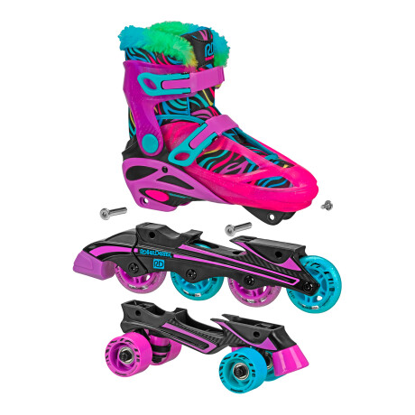 Patines 2EN1 Ajustables para Niños Roller Derby Sprinter Talle 3-6 001