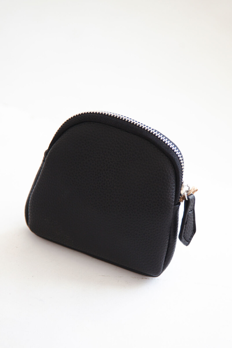 MONEDERO ZIPPER - NEGRO 