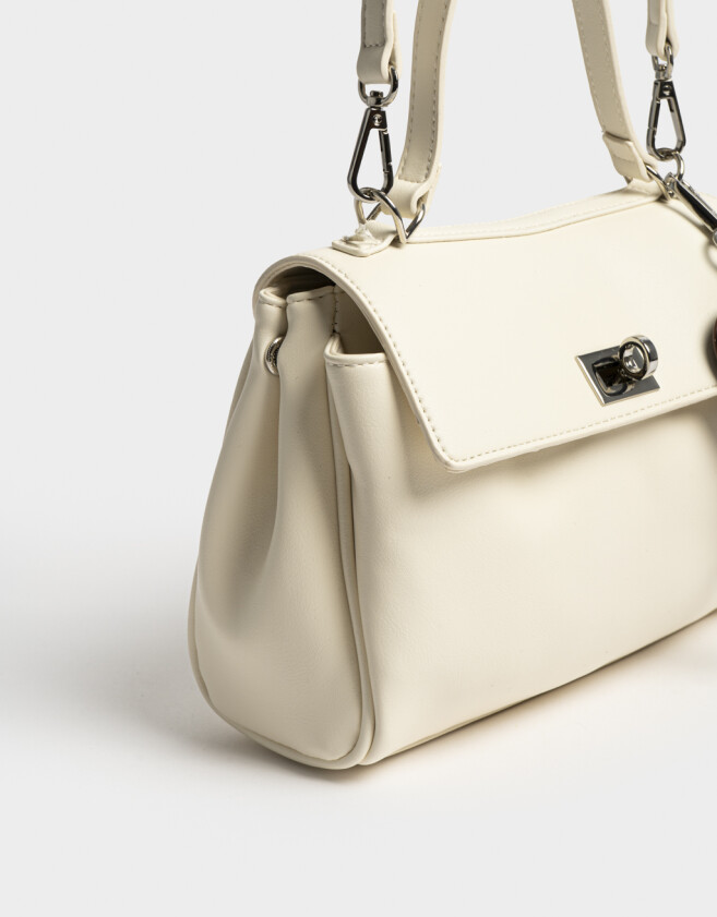 City Carteras Medianas - Blanco Crudo