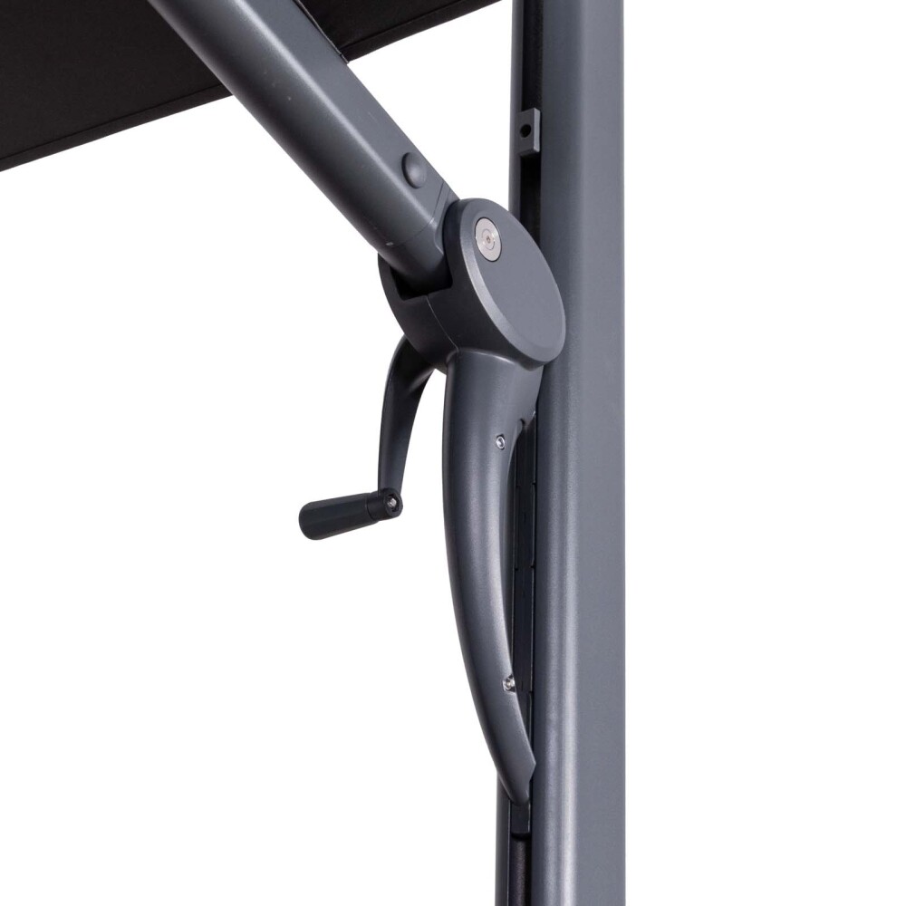 SOMBRILLA ALUM 3*3M ALUMINIO GRIS CHESTER