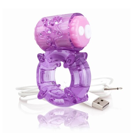 Anillo Vibrador Recargale Charged Big O Violeta