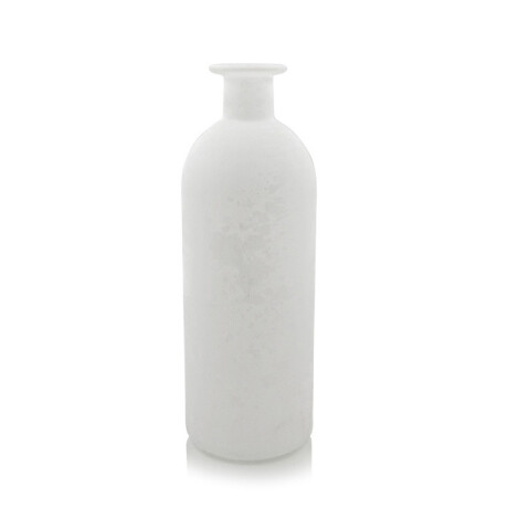 Florero Botella Blanco