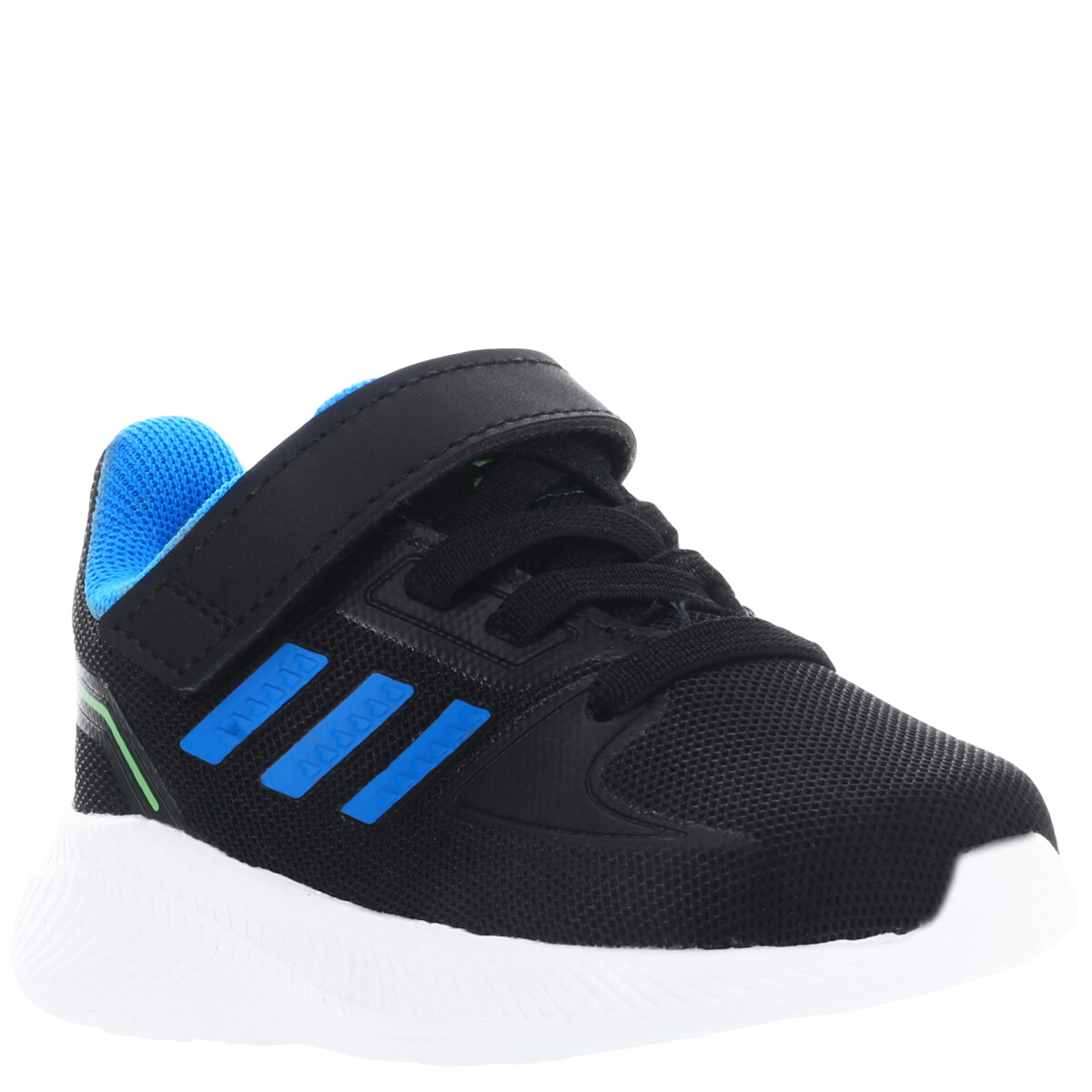 Championes Infantiles Adidas Run Falcon 2.0 Kids - Negro - Azul 