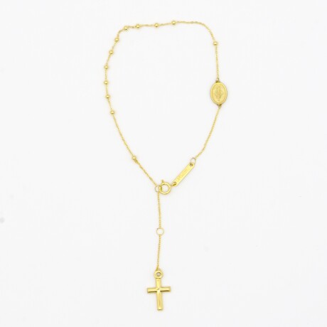Pulsera rosario de oro 9 ktes. Pulsera rosario de oro 9 ktes.
