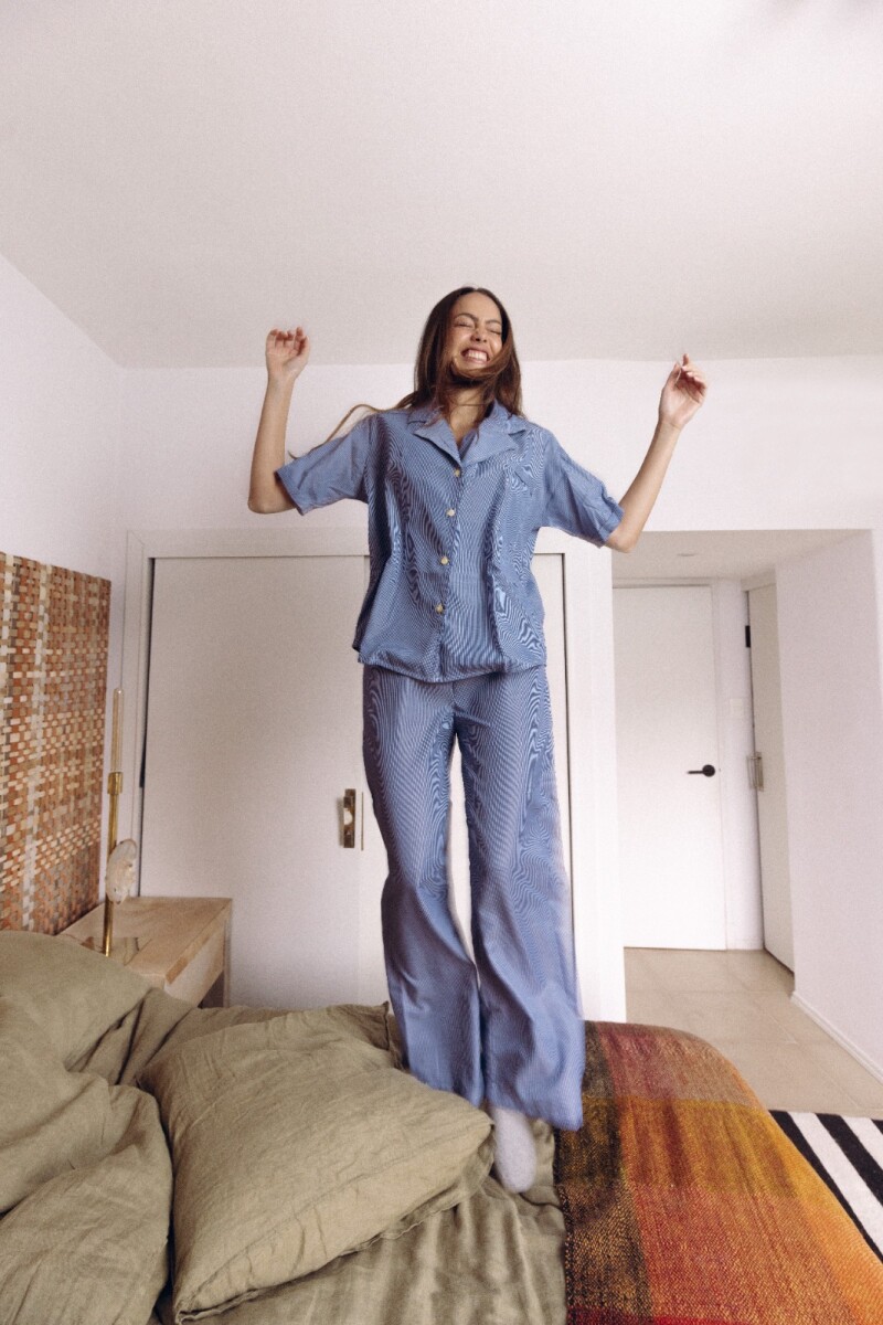 Stripes Pijama - Azul 