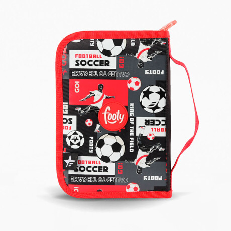 Cartuchera Footy Futbol Roja