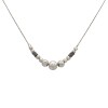 Conjunto gargantilla Bolitas - Plata 925 - Sin piedra- CJ3000 - Adulto - Conpiedra