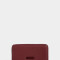 Ficheros Clasico Billetera Fichero Rectangular - Rojo Burdeaux