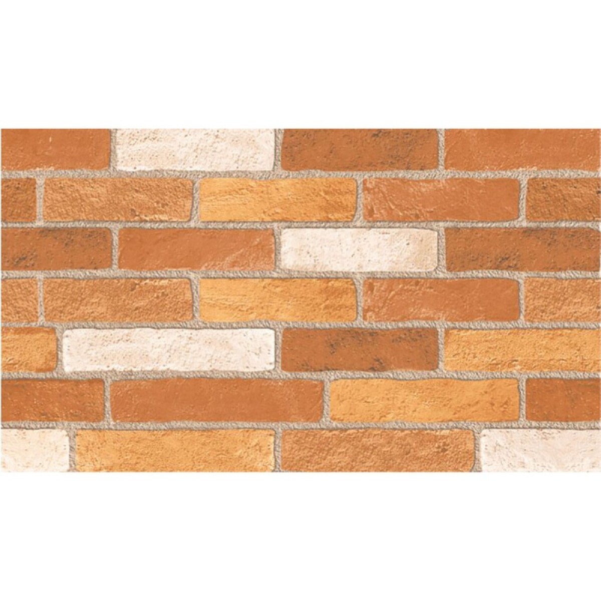 Cerámica Para Pared Brick Rustic Ref.hd3268 "a" 32x56 Cm 