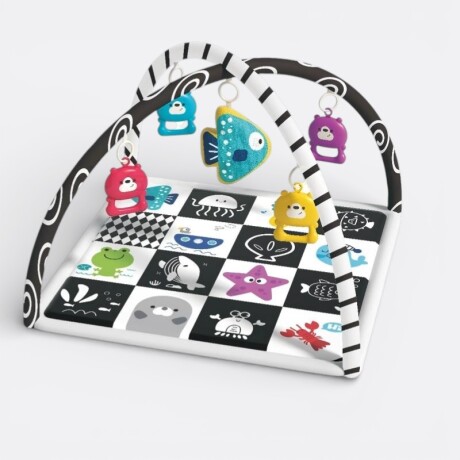 Gimnasio Bebé Didáctico Colorido 5 Juguetes Removibles Animales Acuáticos