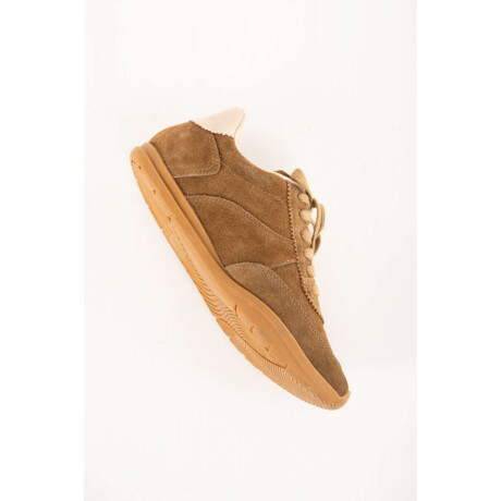 Zapatilla Gamuza Camel