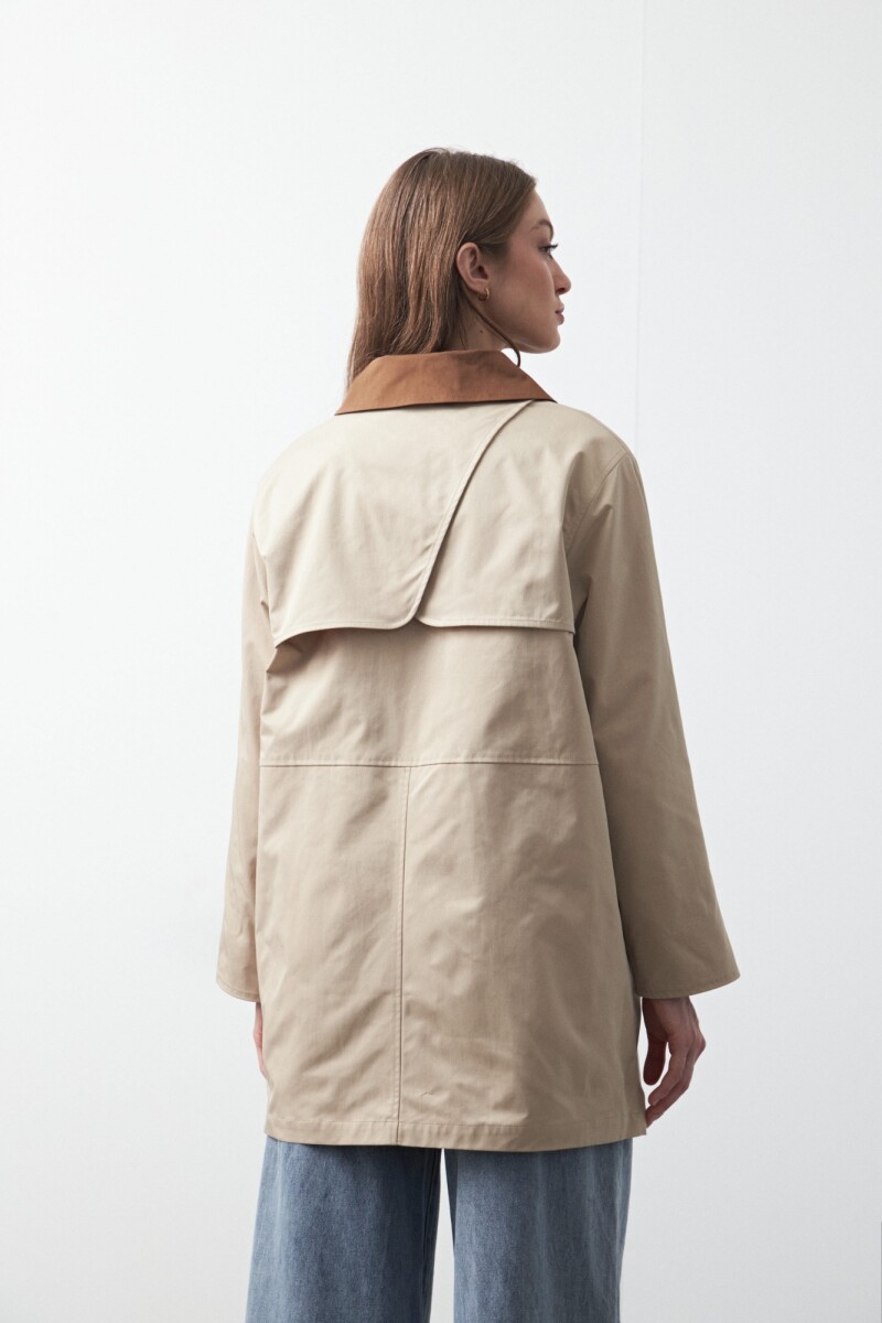 TRENCH SOLENE Beige
