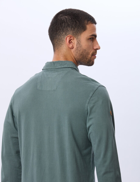 REMERA POLO LISA PIQUE Verde