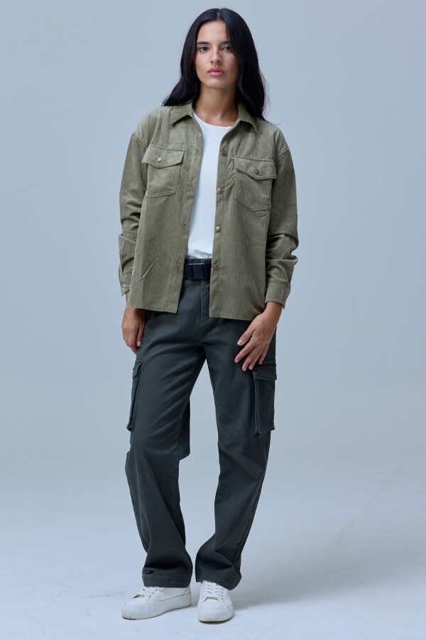Sobrecamisa Corderoy VERDE