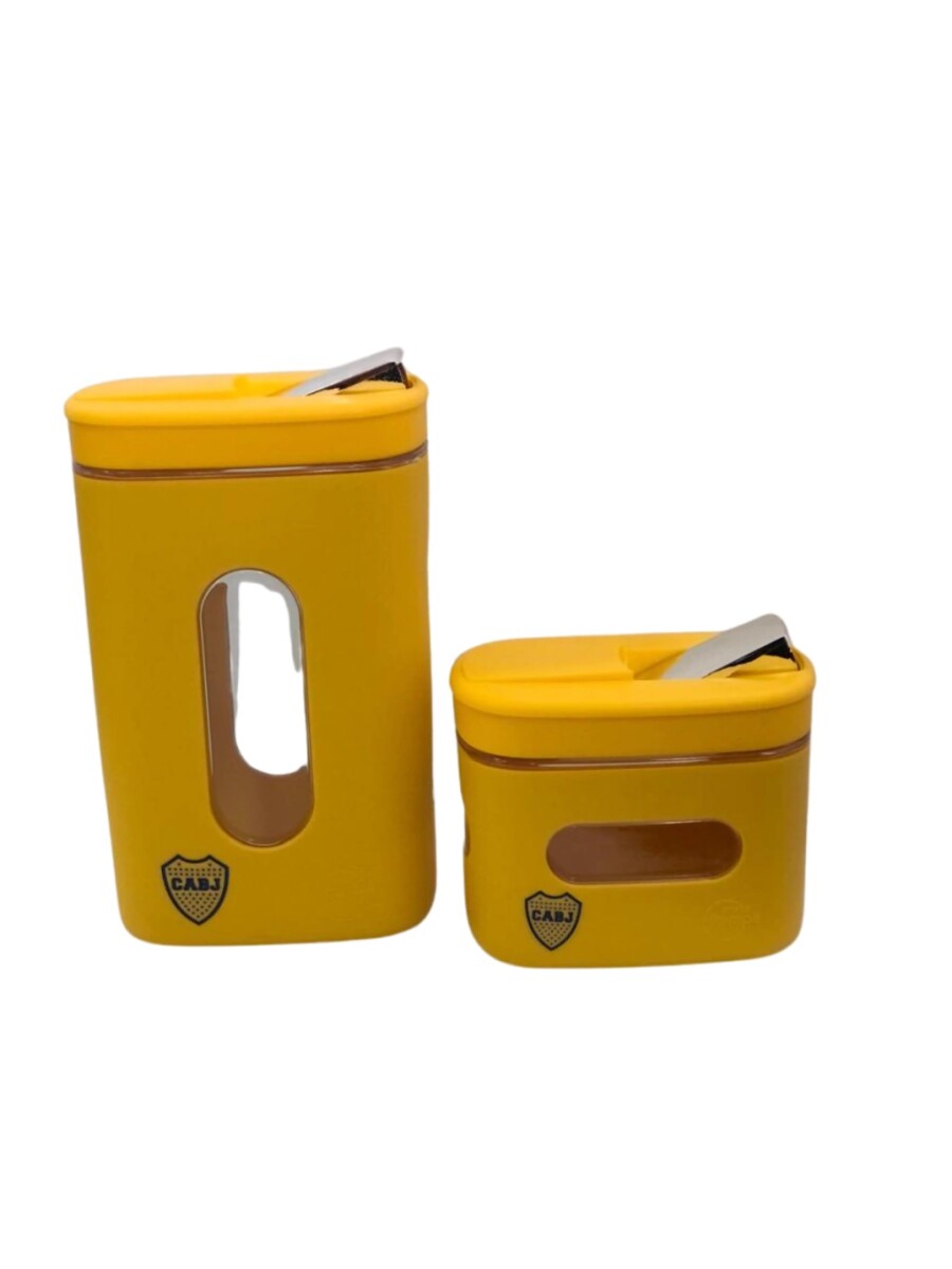 MATE PAMPA SET DE YERBEROS EDICIÓN CLUBES - BOCA JUNIORS AMARILLO 
