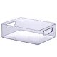 Caja organizadora acrílico multiuso 25 cm TRANSPARENTE