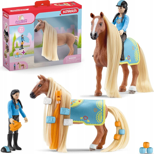 Juguete Set Muñeca Caballo Caramelo Peinado Schleich Niños Juguete Set Muñeca Caballo Caramelo Peinado Schleich Niños