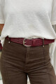 Cinto Triple Bordeaux