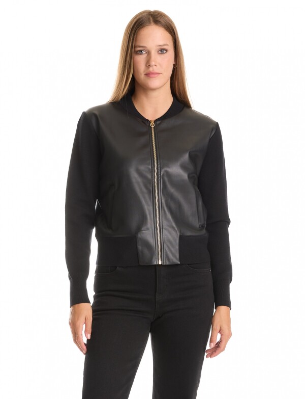 Camperita Bomber Com NEGRO