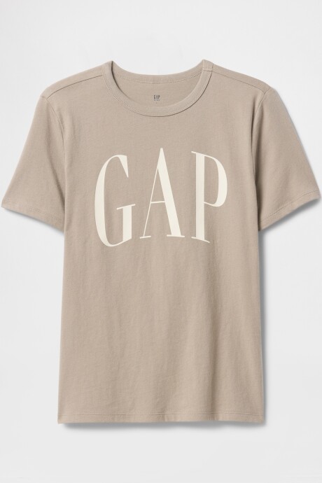 Remera Logo Gap Niño Roasted Cashew 17-1105
