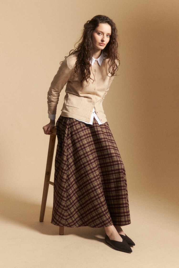 CARDIGAN ALBA Beige Melange