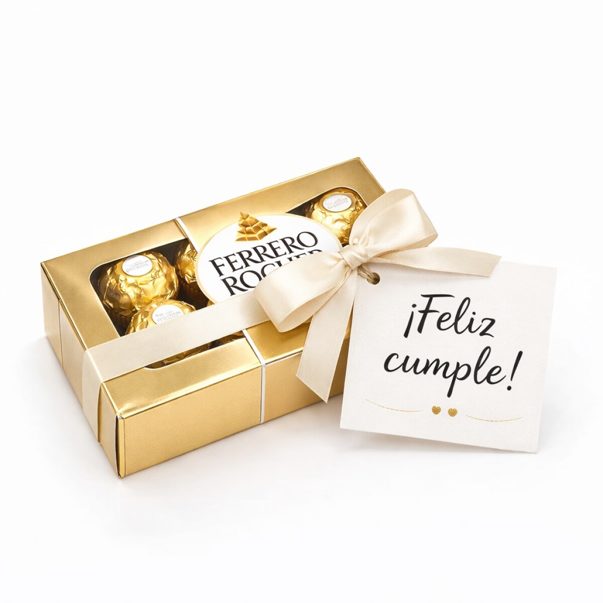 Ferrero Rocher con Tarjeta Feliz Cumpleaños 