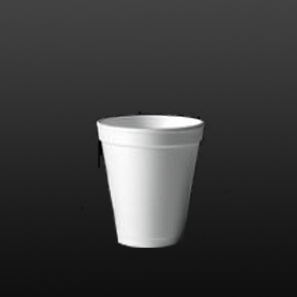 VASO TERMICO ESPUMA BLANCO 180 ML BLANCO