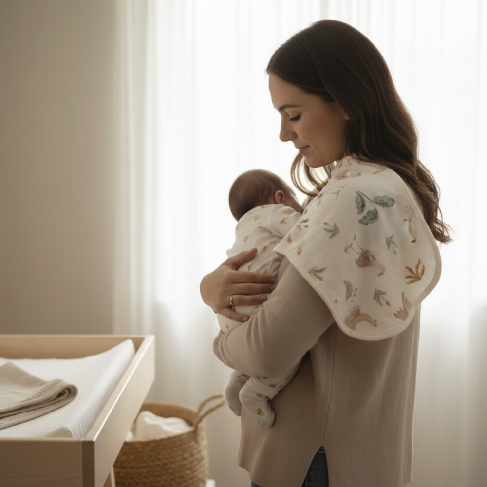 Set provecheros babitas x 4 XL CARTERS beige aves