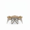 JGO DE MESA BEIGE P/JARDIN 7PZAS Unica