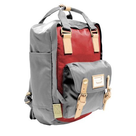 Mochila Doughnut Urbana Moda P/laptop Ultraligera Gris