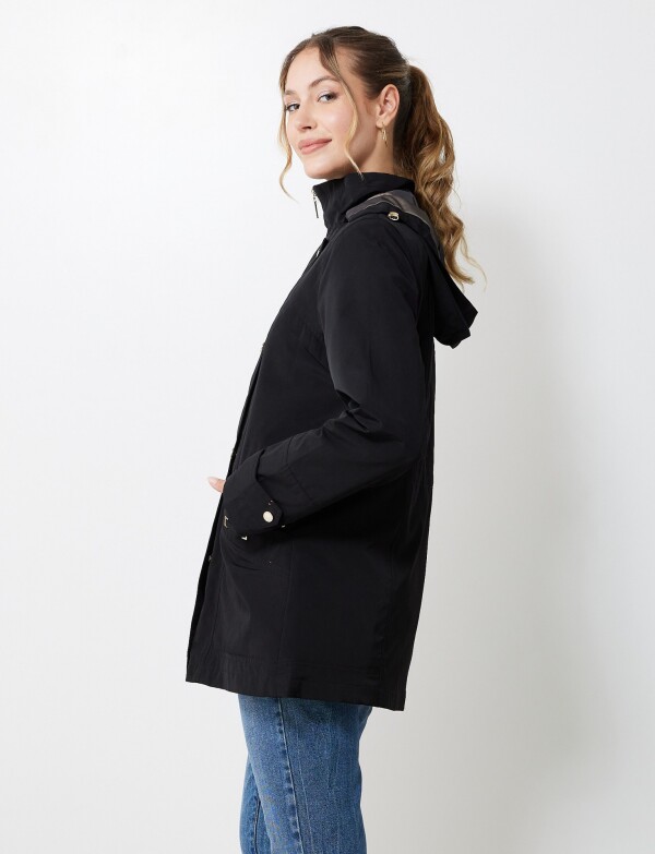 Gabardina Impermeable NEGRO